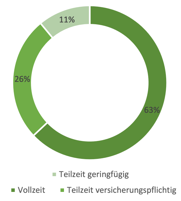 Diagramm Beschäftigungen insgesamt